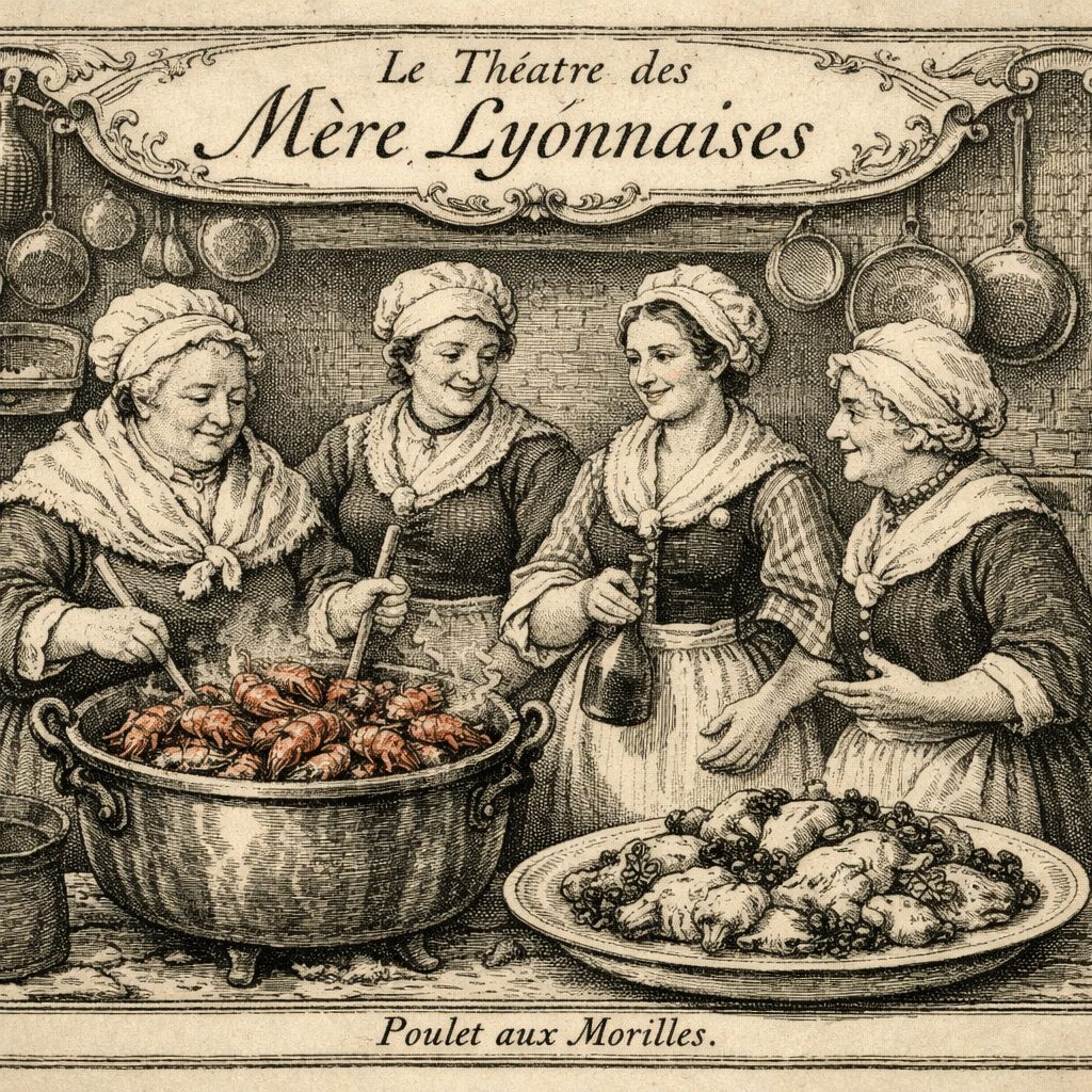 Le Théâtre des Mère Lyonnaises
Poulet aux Morilles